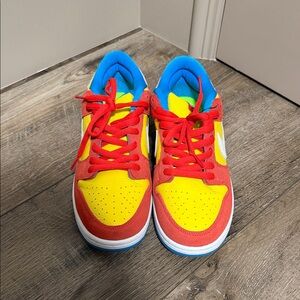 Nike Men Simpson Sneakers Red Yellow Blue